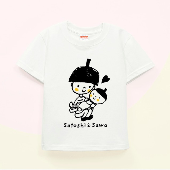 Kids 名入れＴシャツ（だっこちゃん）