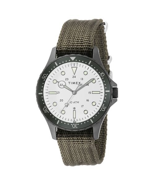 TIMEX(タイメックス) ネイビーXL TW2T75500 メンズ ホワイト クォーツ 腕時計