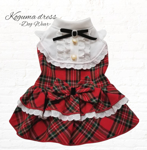 再販×⑤【シャルロットワンピース】Koguma-dress・犬服