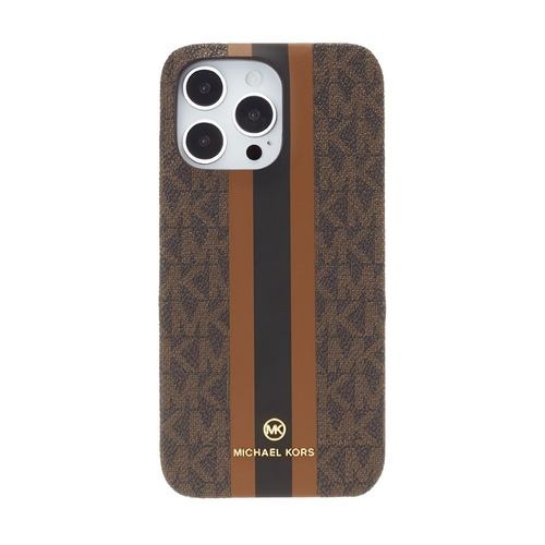 MICHAEL KORS MKSTBRWWPIP2267 iPhone 14 Pro Max用スマートフォンケース [ Brown ] ブラウン