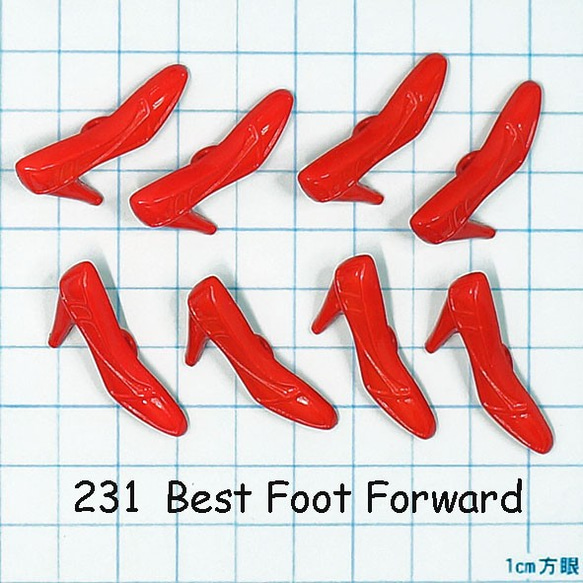 【USAボタン】Best Foot Forward【ff0231】