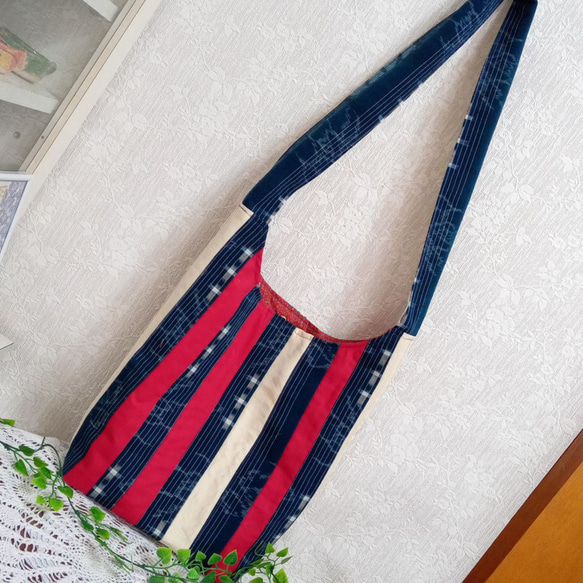 ワンショルダーバッグ☆パッチワーク☆ハンドメイド