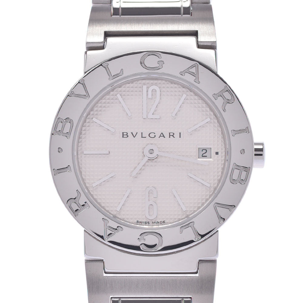 BVLGARI ブルガリ ブルガリブルガリ 26 新型 BB26SS レディース SS 腕時計 クオーツ 白文字盤 Aランク 中古 