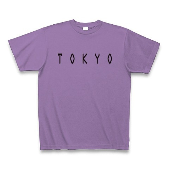 ◆TOKYO2◆文字◆ロゴ◆ヘビーウェイト◆半袖◆Tシャツ◆ライトパープル◆各サイズ選択可