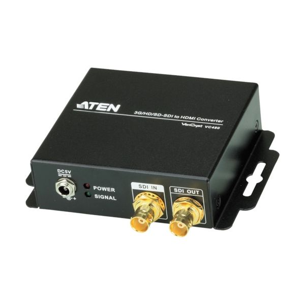 ATEN ビデオ変換器 3G/HD/SDーSDI to HDMIタイプ VC480 1台 115-3009（直送品）