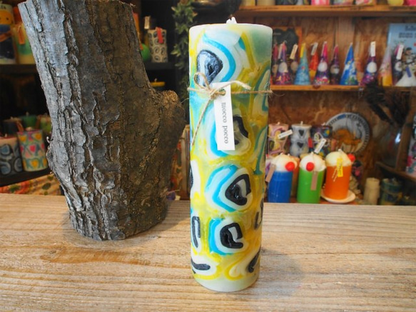 candle　tall円柱wide6.5ｃｍ　ｄ3606