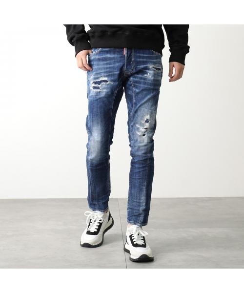 【2025 カレンダーの人気アイテム】 DSQUARED2 デニム TIDY BIKER JEANS S74LB1334 S30342