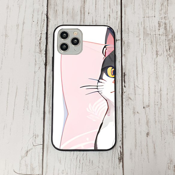 iphoneケース4-2-19 iphone 強化ガラス ねこ・猫・ネコ 箱2 かわいい アイフォン iface