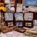 D127★秋日編章系列★素材紙4種類セット★コラージュにも★