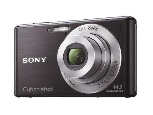 SONY デジタルカメラ Cybershot W530 1410万画素CCD 光学ｘ4 ブラック DSC-W530/B【中古品】