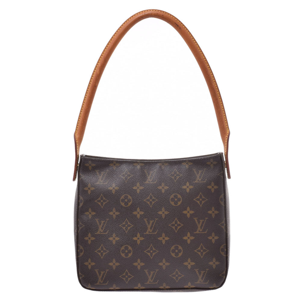 LOUIS VUITTON ルイヴィトンルーピングMM  14145 ブラウン レディース モノグラムキャンバス ショルダーバッグ M51146  中古