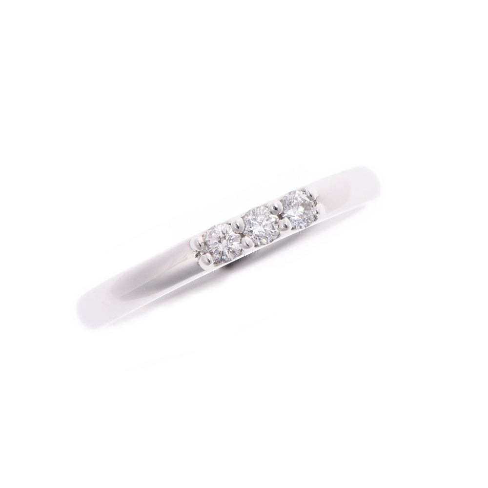 STAR JEWELRY スタージュエリー 10号 レディース Pt950プラチナ ダイヤ0.12ct リング・指輪 Aランク 中古 