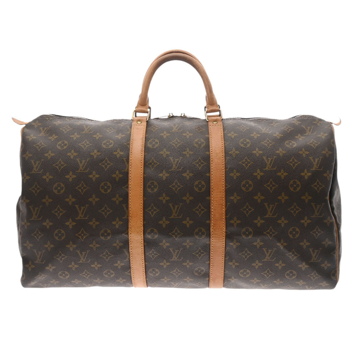 LOUIS VUITTON ルイヴィトン モノグラム キーポル55 ブラウン M41424 ユニセックス モノグラムキャンバス ボストンバッグ Bランク 中古 