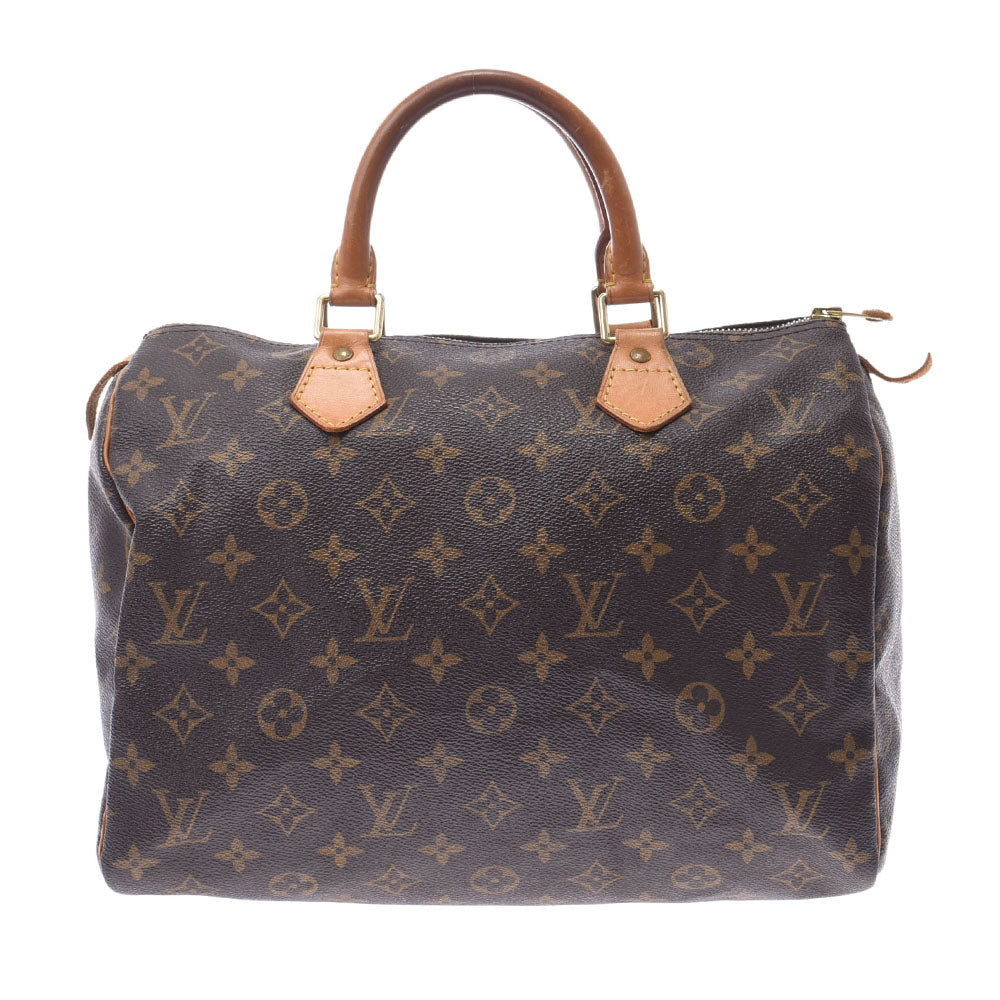 LOUIS VUITTON ルイヴィトン モノグラム スピーディ　30 ブラウン M41526 レディース モノグラムキャンバス ハンドバッグ Bランク 中古 