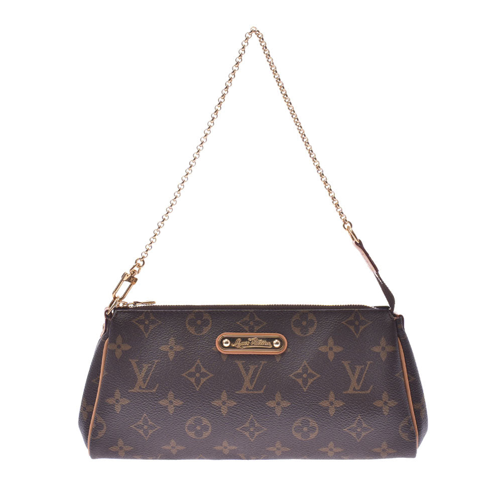 LOUIS VUITTON ルイヴィトン モノグラム エヴァ ブラウン M95567 レディース モノグラムキャンバス 2WAYバッグ Aランク 中古 