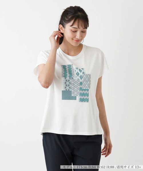 フレンチスリーブＴシャツ【Leilian WHITE LABEL】