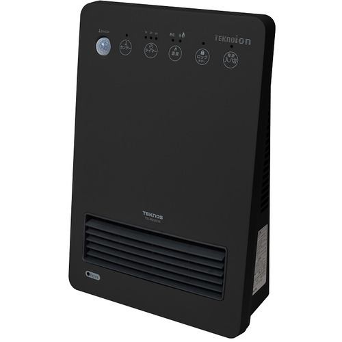 千住 TSIM2201K 人感センサー付きセラミックヒーター(テクノイオン) ブラック 1200W,600W TEKNOS ブラック