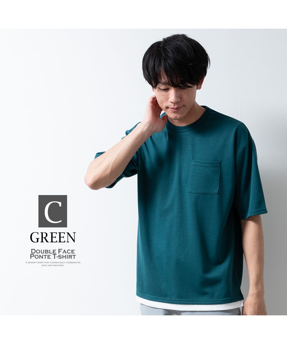 GENELESS/tシャツ メンズ 半袖 重ね着風 フェイクレイヤード 半袖tシャツ 夏 Tシャツ･･･