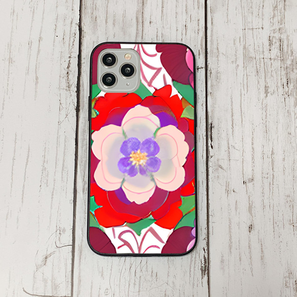 iphonecase1-1_8 iphone 強化ガラス お花(ic) アイフォン iface