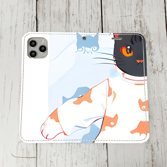 iphoneケース1-5-21 iphone 手帳 ねこ・猫・ネコ 箱2 かわいい アイフォン iface