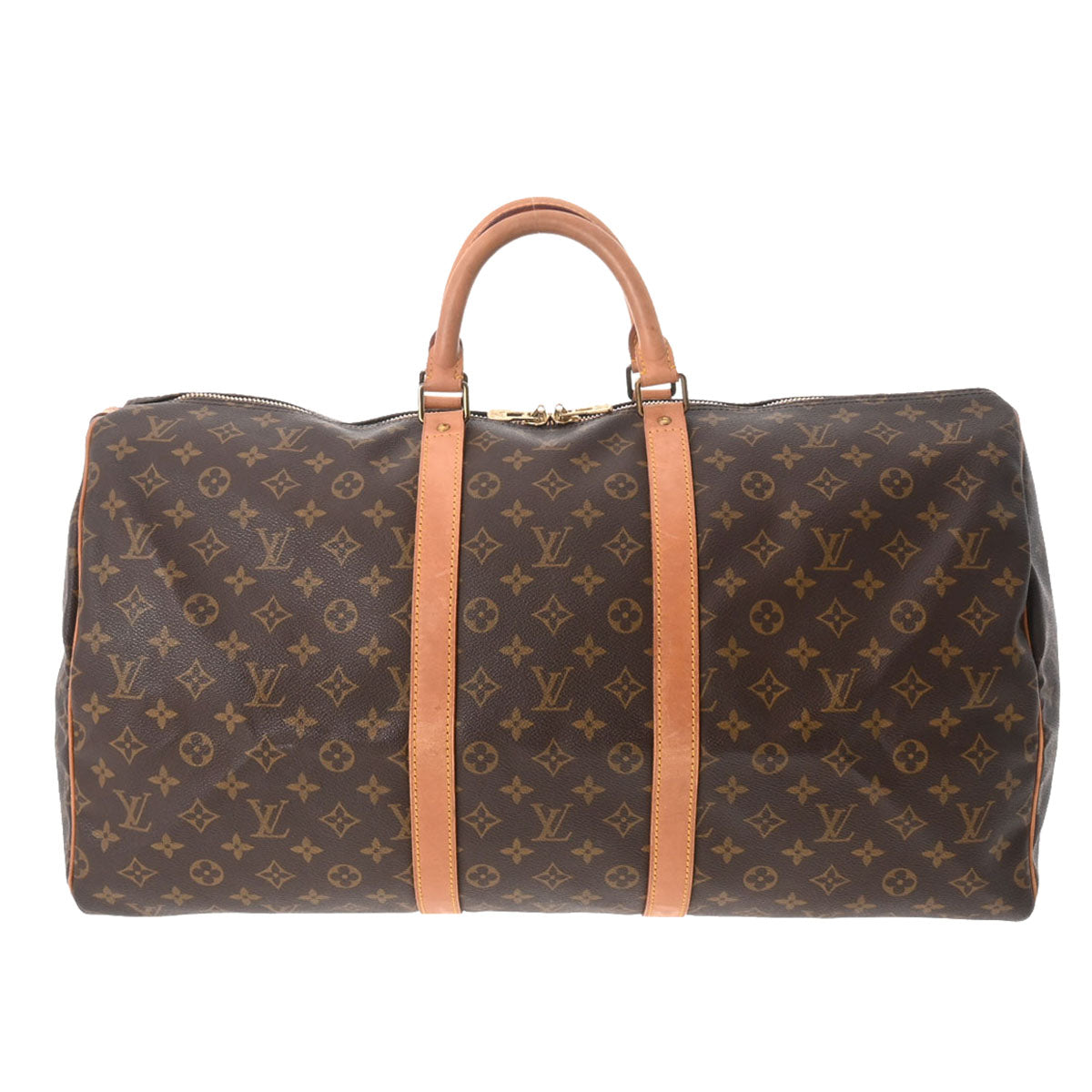 LOUIS VUITTON ルイヴィトン モノグラム キーポル55 ブラウン M41424 ユニセックス モノグラムキャンバス ボストンバッグ Bランク 中古 