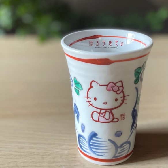 サンリオ ハローキティ×麦山窯 たんぶらー165ml - Hello Kitty 藍（あお）