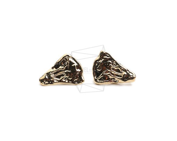 ERG-2268-G【2個入り】トライアングルピアス/Triangle Post Earring/16.5mm X 22