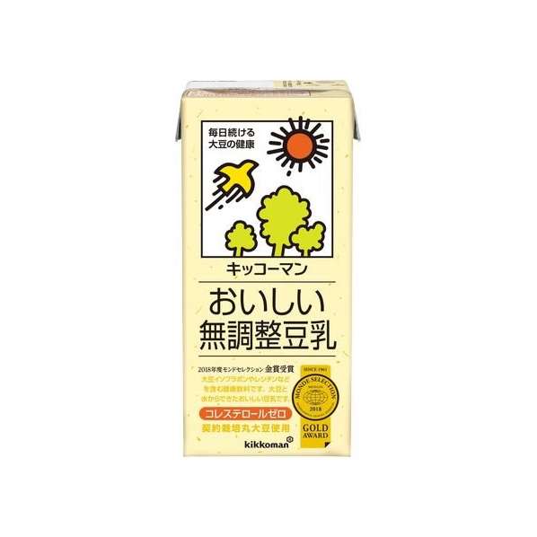 キッコーマンソイフーズ 成分無調整 豆乳 1000ML FCB6826-319970