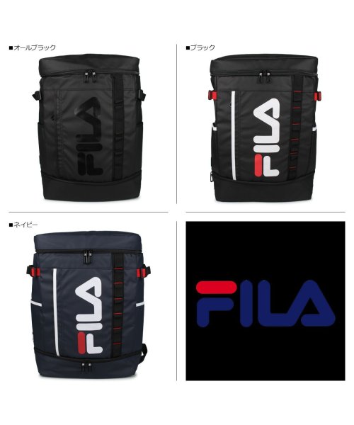 FILA フィラ リュック バッグ バックパック メンズ レディース 30L BAG PACK ブラック ネイビー 黒 7572