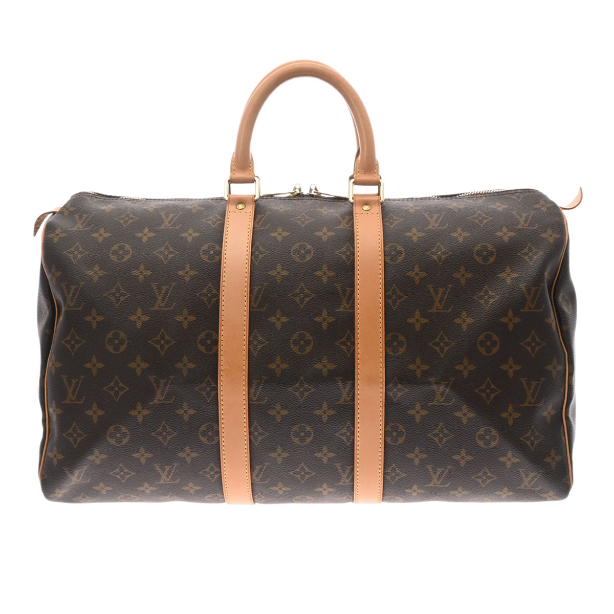 LOUIS VUITTON ルイヴィトン モノグラム キーポル45 ブラウン M41428 レディース モノグラムキャンバス ボストンバッグ ABランク 中古 