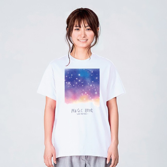 星空 Tシャツ メンズ レディース おしゃれ かわいい 白 夏 プレゼント 大きいサイズ 綿100%