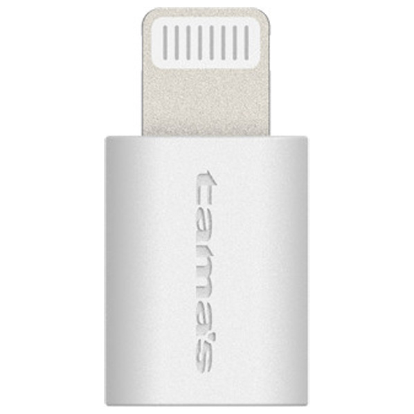 多摩電子工業 microUSB-Lightning 変換アダプタ ホワイト TH296LSW