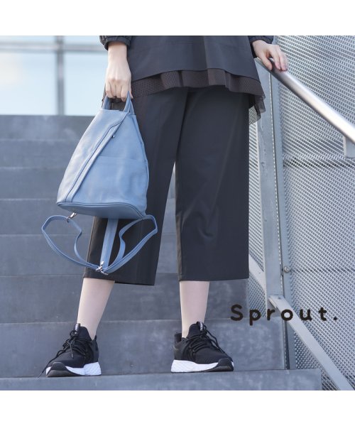 【Sprout.】エステル2WAY　メッシュ使いパンツ［セットアップ可］