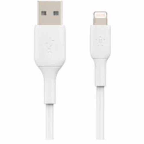 Belkin ベルキン BOOST↑CHARGE USB-A to ライトニングPVCケーブル(2m) ホワイト CAA001BT2MWH