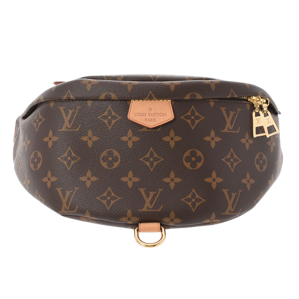 LOUIS VUITTON ルイヴィトン モノグラム バムバッグ ボディバッグ ブラウン M43644 メンズ モノグラムキャンバス ボディバッグ Aランク 中古 