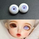 【12mm14mm16mm18mm】 ドールアイ ハンドメイドドール bjd 目 オビツ11 アイサイズ14/6 -4552