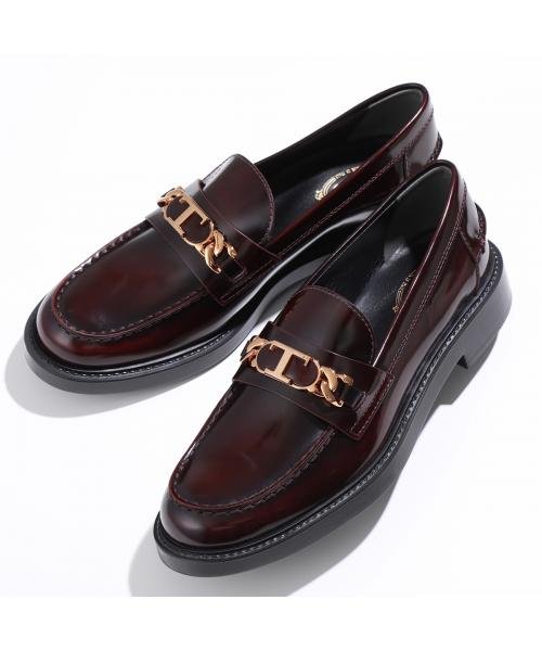 TODS ローファー XXW59C0EW00SHA メタルTチェーン シューズ