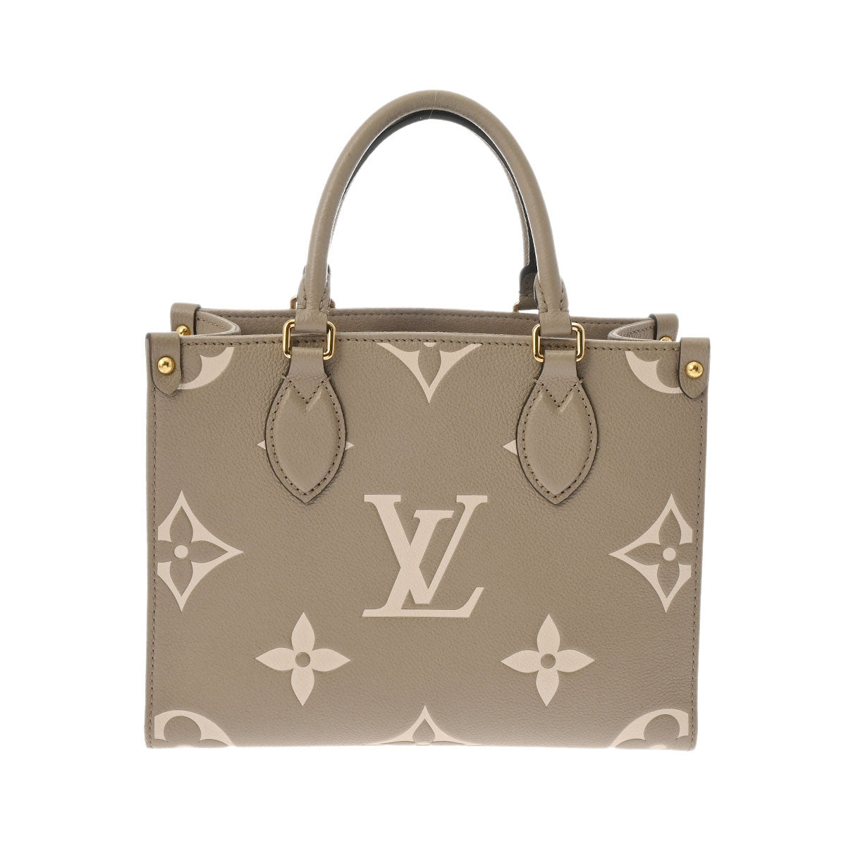 LOUIS VUITTON ルイヴィトン モノグラムアンプラント オンザゴー PM 2WAY  トゥルトレール/クレーム M45779 レディース レザー ハンドバッグ ABランク 中古 