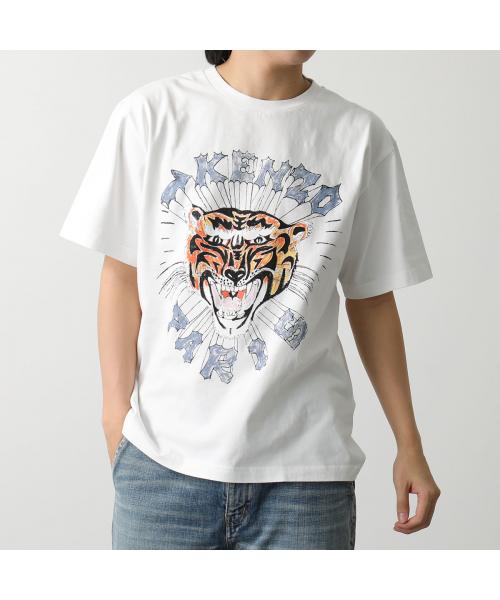 ケンゾー/KENZO Tシャツ DRAWN VARSITY FE55TS2744SG タイガー