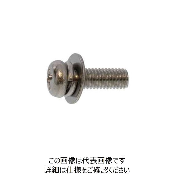 SUNCO 三価ホワイト （+）ナベP＝3（ウス板 3×4 （1800本入） 259-7445（直送品）