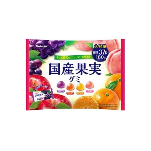 カバヤ食品 国産果実グミ 180g(個包装込み)