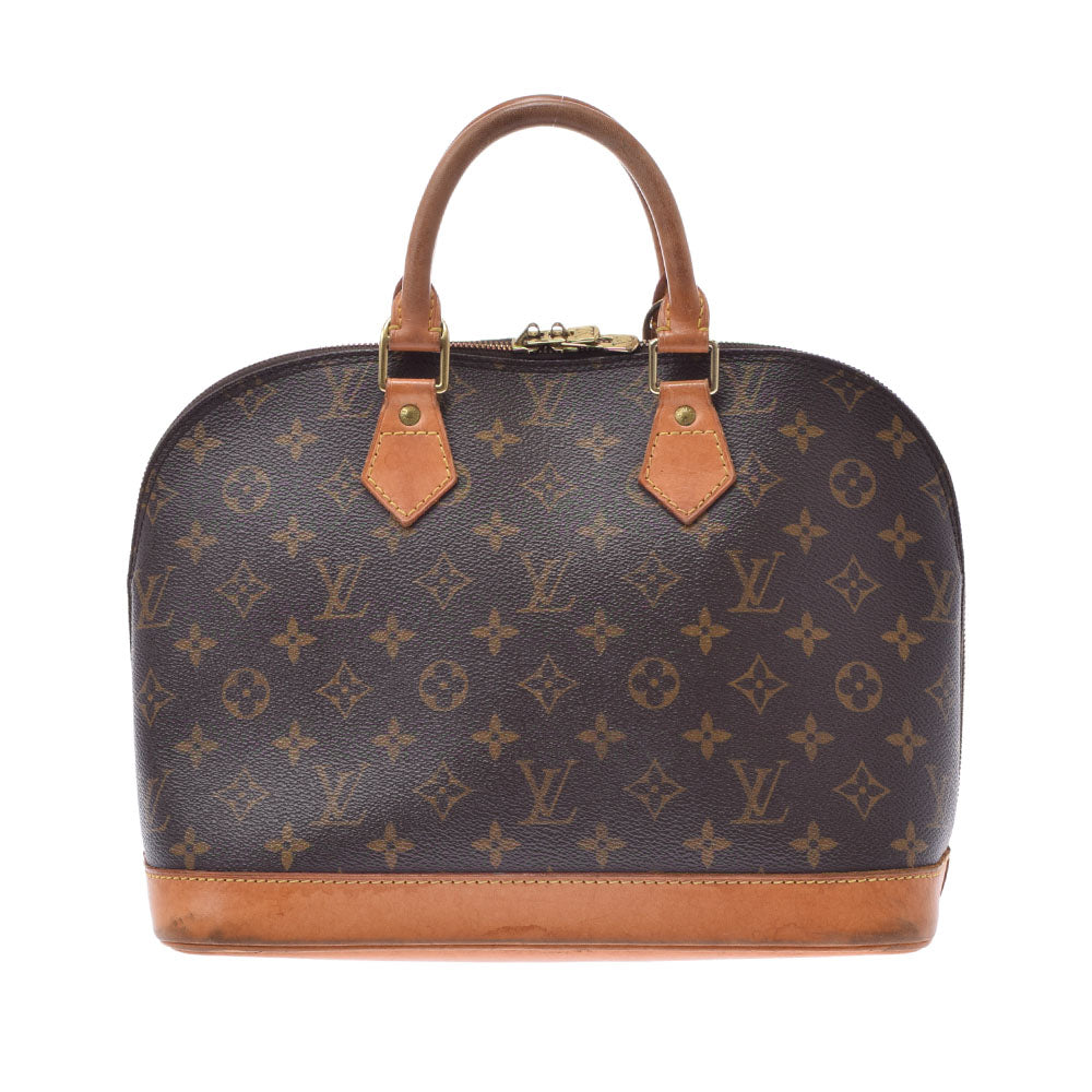 【2025カレンダーの人気アイテム】 LOUIS VUITTON ルイヴィトン モノグラム アルマ ブラウン M51130 レディース モノグラムキャンバス ハンドバッグ Bランク 中古 _画像1