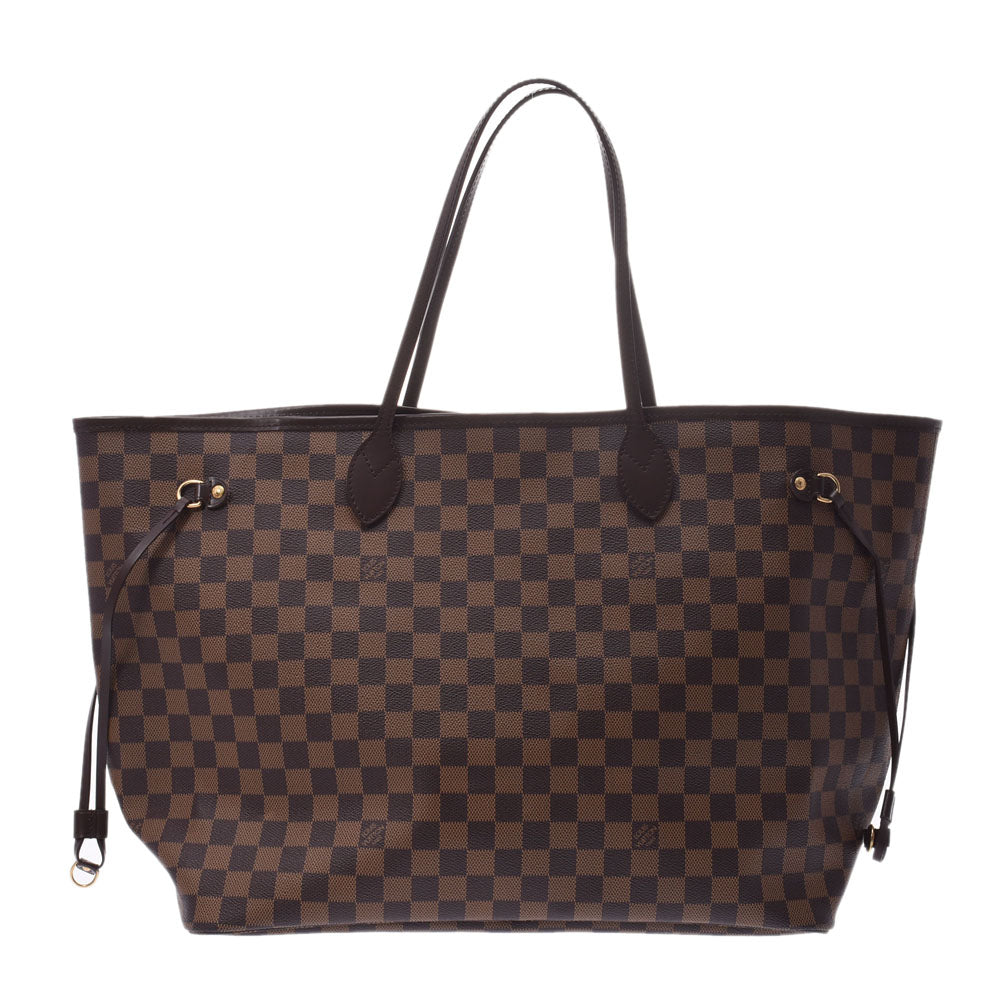 LOUIS VUITTON ルイヴィトン ダミエ ネヴァーフルGM USA製 ブラウン N51106 ユニセックス トートバッグ Aランク 中古 