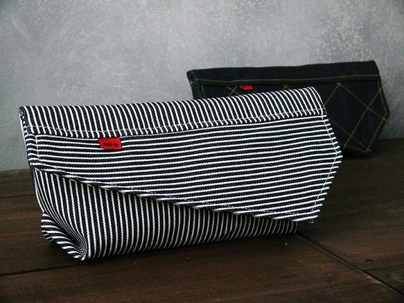 CLUTCH POUCH/ヒッコリー