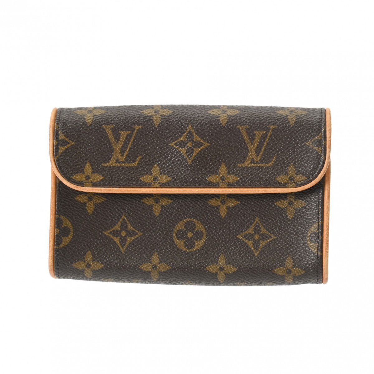 LOUIS VUITTON ルイヴィトン モノグラム ポシェットフロランティーヌ ベルトXS ブラウン M51855 レディース モノグラムキャンバス ウエストバッグ Bランク 中古 