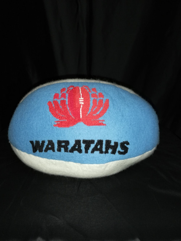 オーストラリアのスーパーラグビーチーム「WARATAHS（ワラターズ）」ロゴ入り ラグビーボール