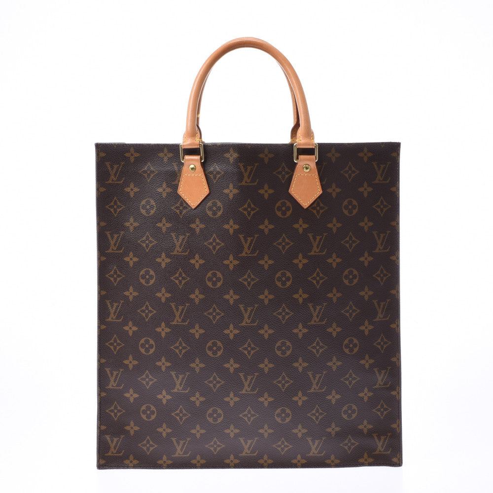 LOUIS VUITTON ルイヴィトン モノグラム サックプラ ブラウン M51140 ユニセックス モノグラムキャンバス トートバッグ Bランク 中古 