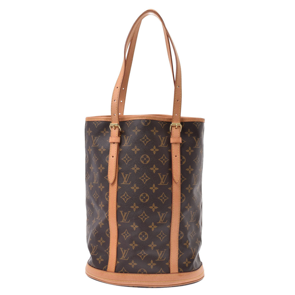 LOUIS VUITTON ルイヴィトンバゲットL  モノグラム ブラウン ユニセックス モノグラムキャンバス ハンドバッグ M42236  中古