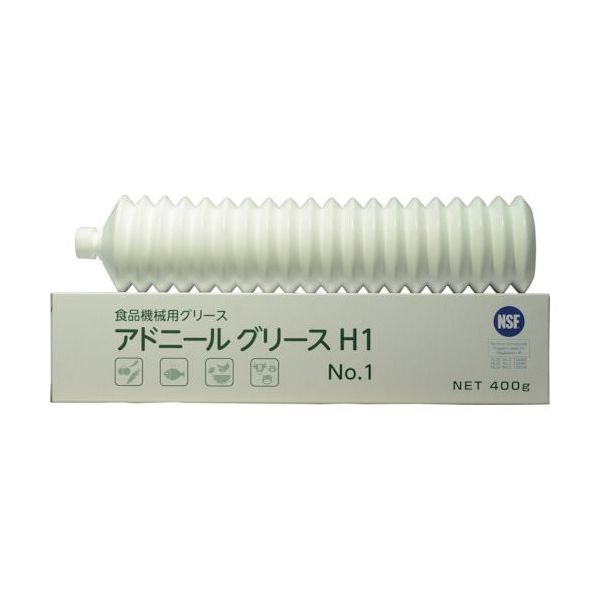 ヤナセ製油 ヤナセ 食品機械用潤滑剤 アドニールグリースH1 No.1 400g 29000-04-1 261-9829（直送品）