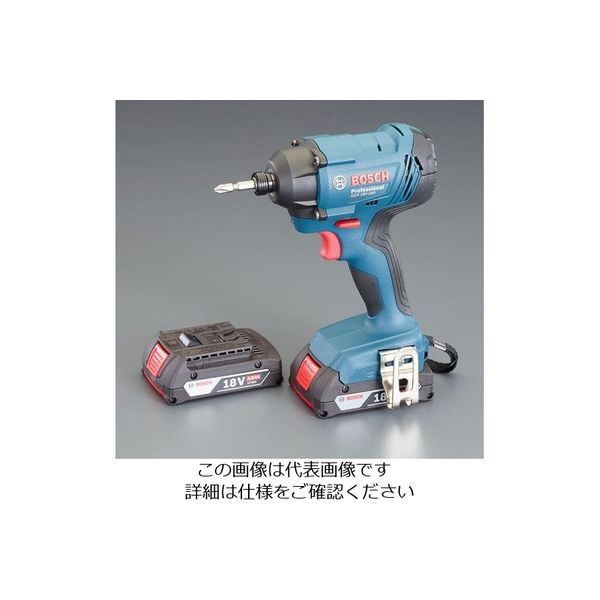 エスコ DC18.0V インパクトドライバー(充電式) EA813BJ-5 1台（直送品）